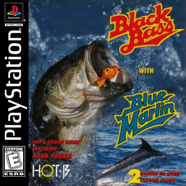 Black Bass/Blue Marlin box art for Playstation